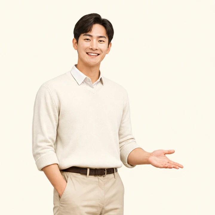 카니발 신차 장기렌트카 상담 신청을 안내하는 담당자